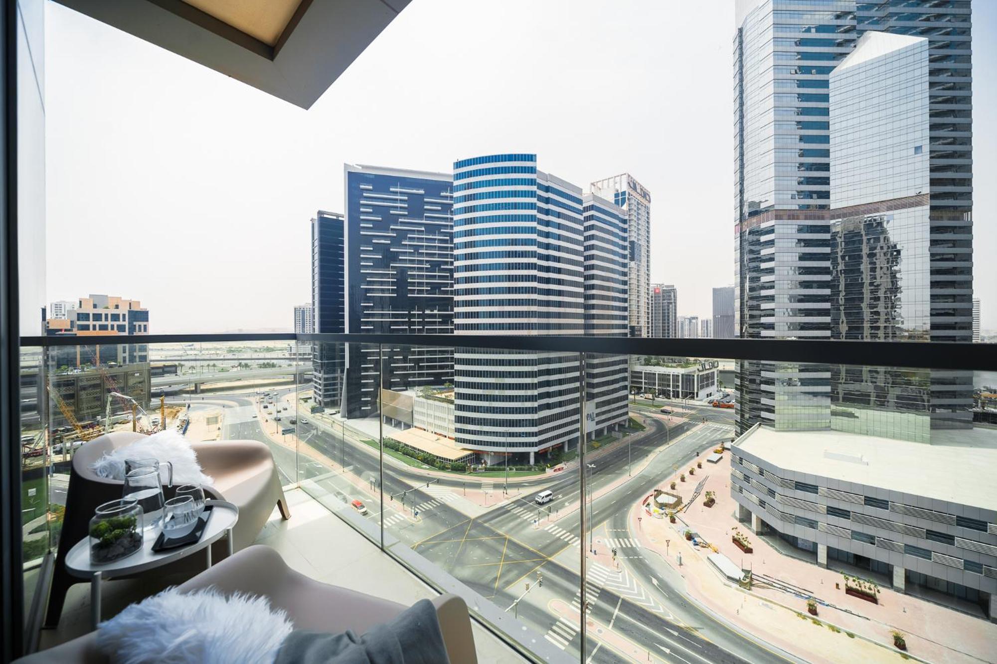 Vogue Downtown - Bellevue Towers Lejlighed Dubai Værelse billede